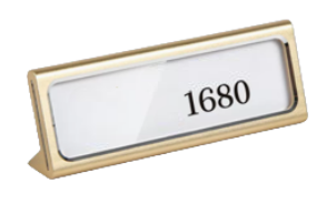 Prisskilte til papiretiketter - Metal