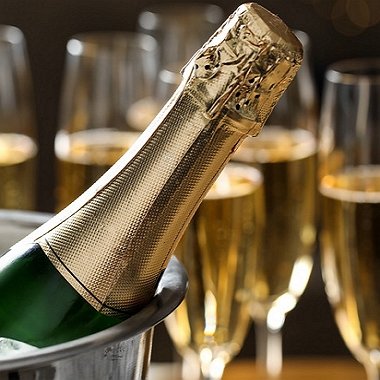 Champagne & vin - med logo