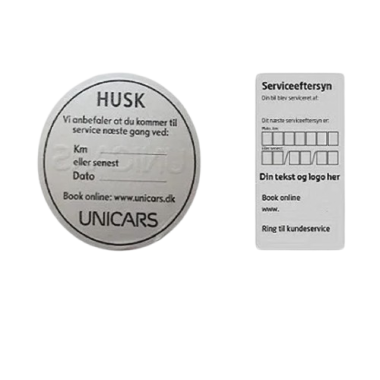 Servicemærker & stickers