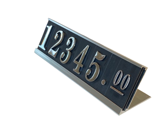 Prisskilte - Model Finesse XL