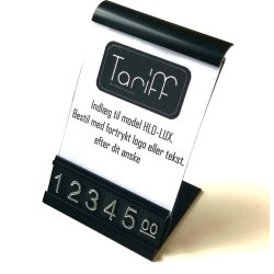 Indlg med tryk til - HLD-LUXserien