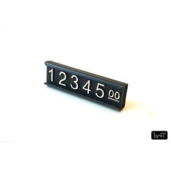 Sm prisskilte til varesalg - HLD-M Sort/Slv