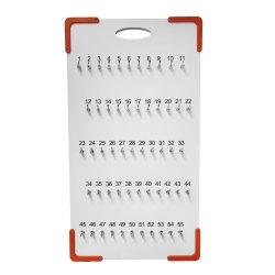 Nkkeltavle med 55 kroker