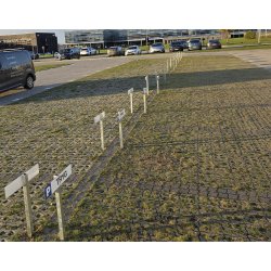 Parkeringsskilt til stander eller vg - Valgfri tekst