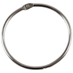 10 stk - Nkkelring med knekkpning