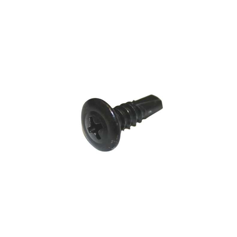 250 stk - 19 mm selvskrende til rammemontering SORT