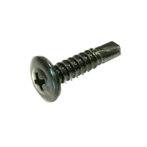 100 stk - 25 mm selvskrende til rammemontering SORT