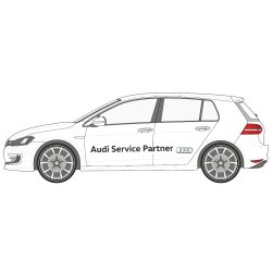 Udskret folie 90 cm - 1 farve