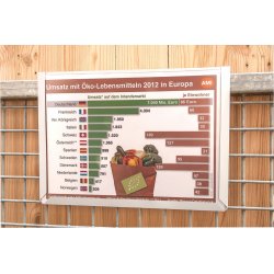 Transparent magnetlomme A6