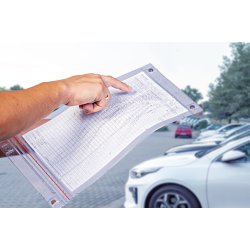  5 stk Gennemsigtig magnetlomme