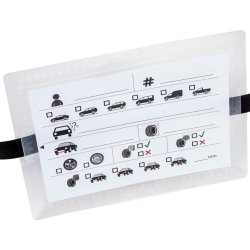 100 stk - Lse lommer for dekketiketter