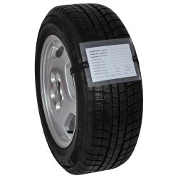 50 stk - Holder med nylon og klistremerker