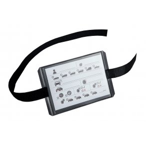 100 stk - Holder med borrels og klistremerker