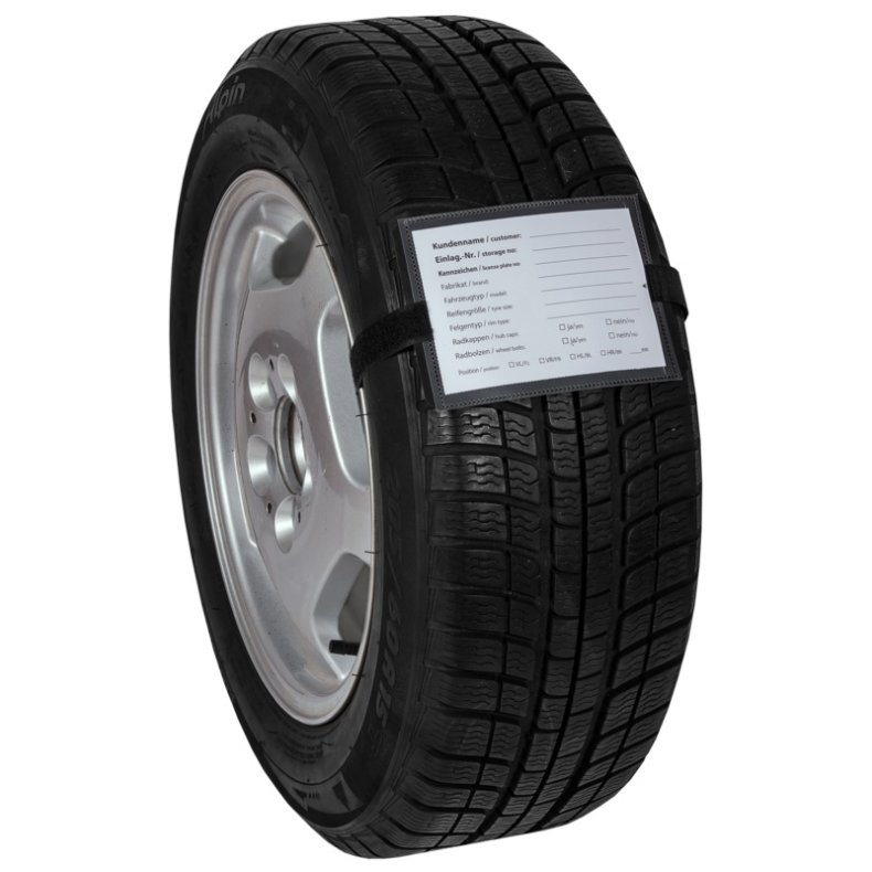 100 stk - Holder med velcro og m�rkater