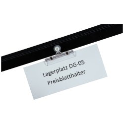 Skilteholdere og universelle holdere med klemme