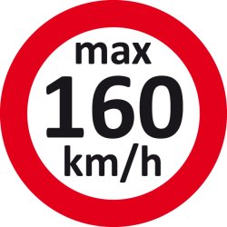 100 stk - Max hastighed klistermrker
