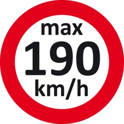 100 stk - Max hastighed klistermrker