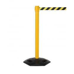 Afsprringsstolpe med udtrk og modtagerbeslag