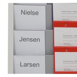 Indekskort til planlgningstavler