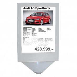 Prisarkholder akryl portrettformat LUX A4