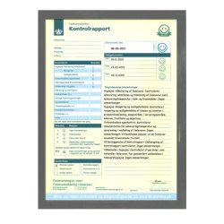 Dobbeltsidig vindusramme A4 plast