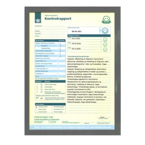 Dobbeltsidig vindusramme A4 plast