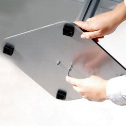 Brochureholder med 10 A4 akrylholdere - Model Duo Stand