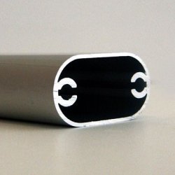 Brochureholder enkeltsidet med 12 holdere  Model Ellipse Stand