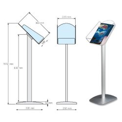 Brochureholder  Model Expo Vertikal