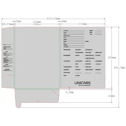 Intern vognmappe A4 - Type 4 (4+0)