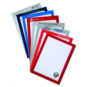 Prisbladlommer A4 med logotryk