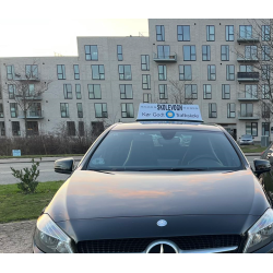 Kreskole tagskilt med folie - Hvid model R