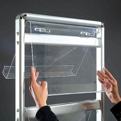 Brochureholder - Info-line midi dobbeltsidet