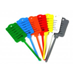 200 stk - Nkkelmerker KT2 