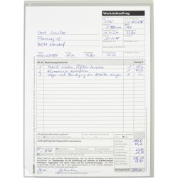 Beskyttende PVC plastiklomme med eller uden nglelomme - Model Light