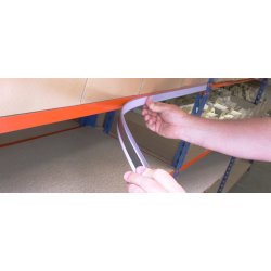 10 stk - Etiketholder til hyldeforkanter magnet 54x1000mm