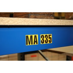 1 ark - Magnetiske tal til afrivning 43mm