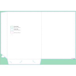 Afleveringsmapper A4 - Type 1 (4+0)