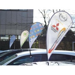 Mini strandflagg til bilvindu