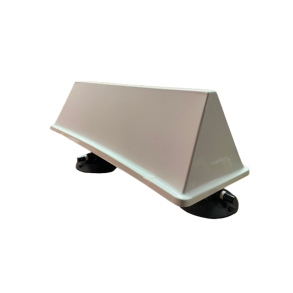 Kreskole tagskilt uden folie - Hvid model R - Vakuum-Sugekop