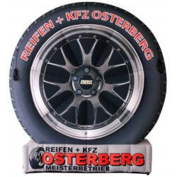 STORT oppblsbart dekk - Inkl. trykk