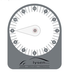 P plate DESIGN - m/ 2-fargetrykk 