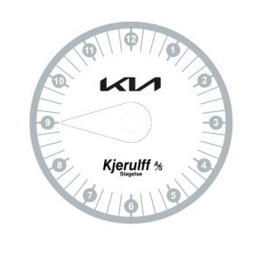 P-plate 10 - type 1 - m/ 2-fargetrykk 