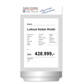 Prisarkholder PM15 - stende format A4