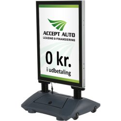 LED Wind-Sign Waterbase A1 - inkl. batteri