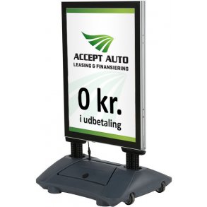 LED Wind-Sign Waterbase A1 - inkl. batteri