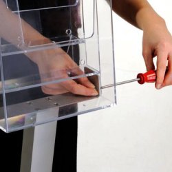 Brochureholder 3xA4  Model Pillar