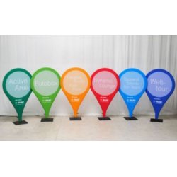 PIN Flag M - Inkl. trykk