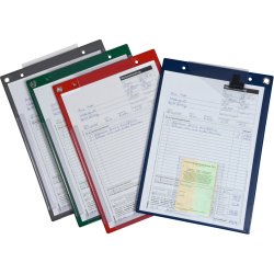 Opgaveholder med dokumentlomme - Model Premium