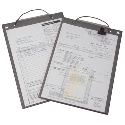 Opgaveholder med dokumentlomme - Model Premium